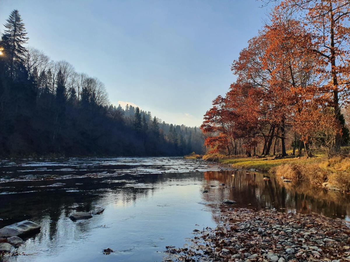 Domki U Gretka Lutowiska Exteriér fotografie
